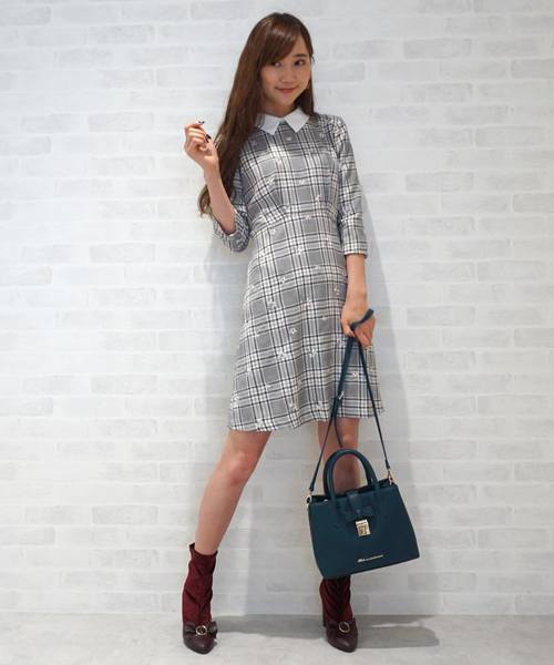 Jill By Jillstuart ジルバイジルスチュアート の アンクルチェックエンブロイダリーワンピース ワンピース Wear