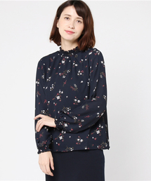 Honeys | ジョーゼット生地ハイネックプルオーバー(Tシャツ/カットソー)