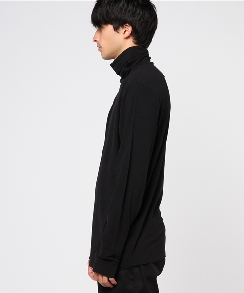 HELIOPOLE(エリオポール)の「MAJESTIC HOMME 長袖タートルネックプルオーバー(Tシャツ/カットソー・メンズ・ブラック/ネイビー・L/M/S)」の4枚目の写真