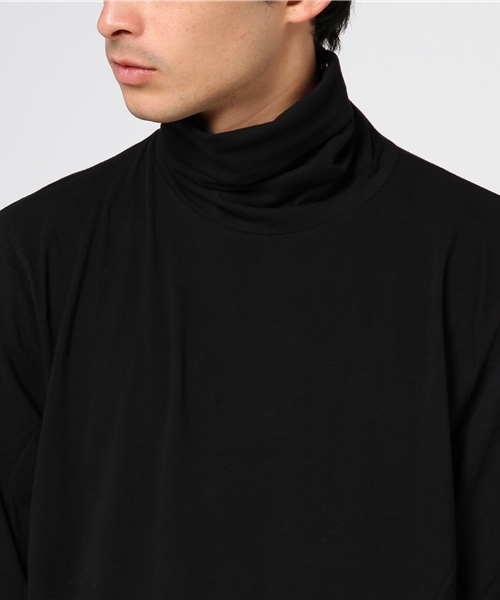 HELIOPOLE(エリオポール)の「MAJESTIC HOMME 長袖タートルネックプルオーバー(Tシャツ/カットソー・メンズ・ブラック/ネイビー・L/M/S)」の3枚目の写真