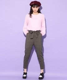 repipi armario | グレンチェックタックパンツ(その他パンツ)