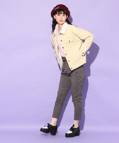 repipi armario（レピピ アルマリオ）の「グレンチェックタックパンツ（その他パンツ・キッズ・ダークブラウン/ダークグレー・LARGE/MEDIUM/SMALL/X-SMALL）」の3枚目の写真