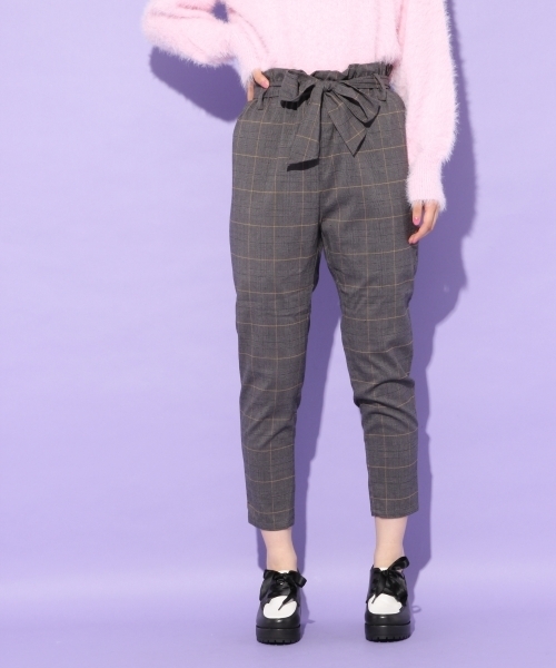repipi armario（レピピ アルマリオ）の「グレンチェックタックパンツ（その他パンツ・キッズ・ダークブラウン/ダークグレー・LARGE/MEDIUM/SMALL/X-SMALL）」の4枚目の写真