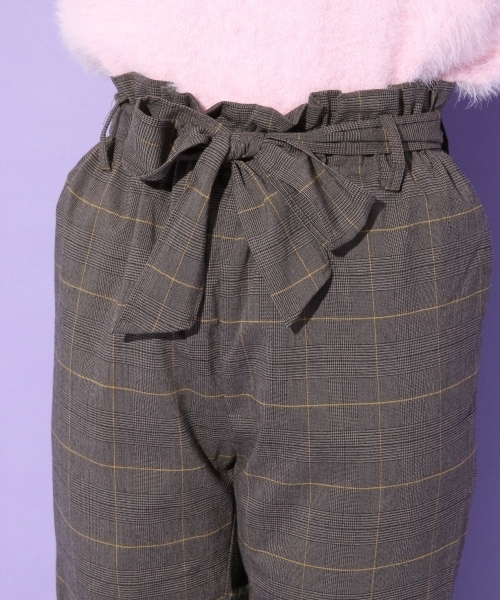 repipi armario（レピピ アルマリオ）の「グレンチェックタックパンツ（その他パンツ・キッズ・ダークブラウン/ダークグレー・LARGE/MEDIUM/SMALL/X-SMALL）」の7枚目の写真