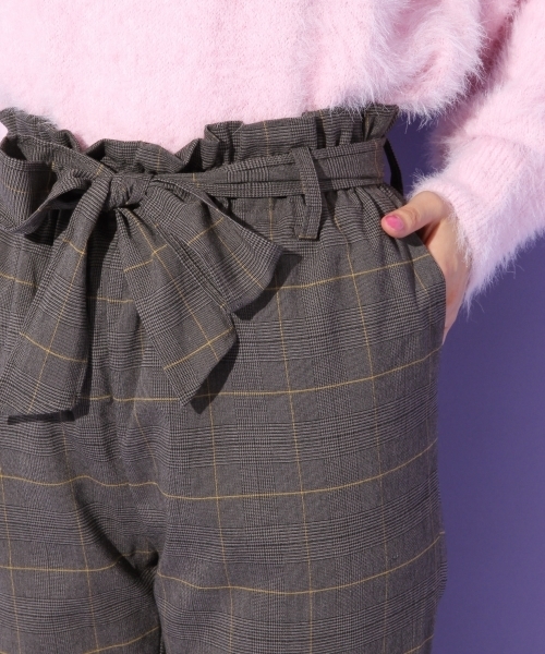 repipi armario（レピピ アルマリオ）の「グレンチェックタックパンツ（その他パンツ・キッズ・ダークブラウン/ダークグレー・LARGE/MEDIUM/SMALL/X-SMALL）」の8枚目の写真