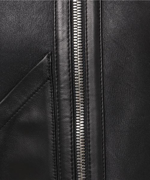 STUDIOUS SELECT（ステュディオスセレクト）の「【CINOH】STUDIOUS限定　ムートンコート / EX.ムートンCT（ダウンジャケット/コート・レディース・ブラック/ホワイト・36）」の8枚目の写真