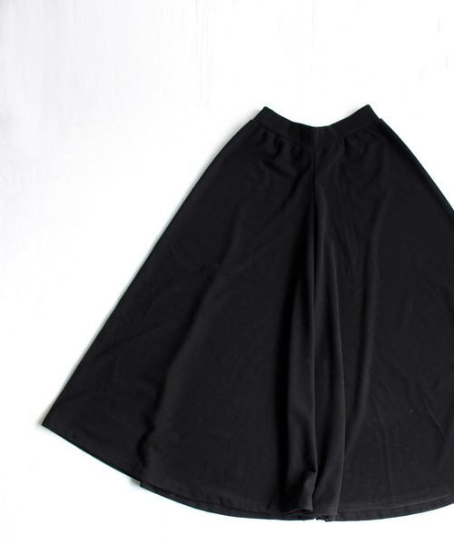 antiqua（アンティカ）の「リブ編みニットワイドパンツ（その他パンツ・レディース・ブラック/グレー・FREE）」の8枚目の写真