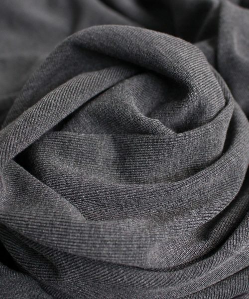 antiqua（アンティカ）の「リブ編みニットワイドパンツ（その他パンツ・レディース・ブラック/グレー・FREE）」の9枚目の写真