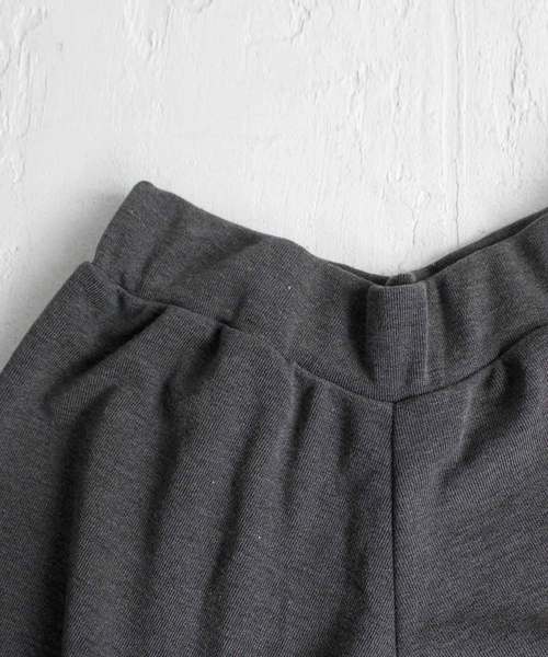 antiqua（アンティカ）の「リブ編みニットワイドパンツ（その他パンツ・レディース・ブラック/グレー・FREE）」の10枚目の写真