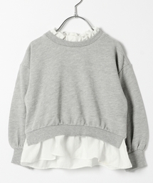 GLOBAL WORK | 【キッズ】フリルネックカットプルオーバー/780656(Tシャツ/カットソー)