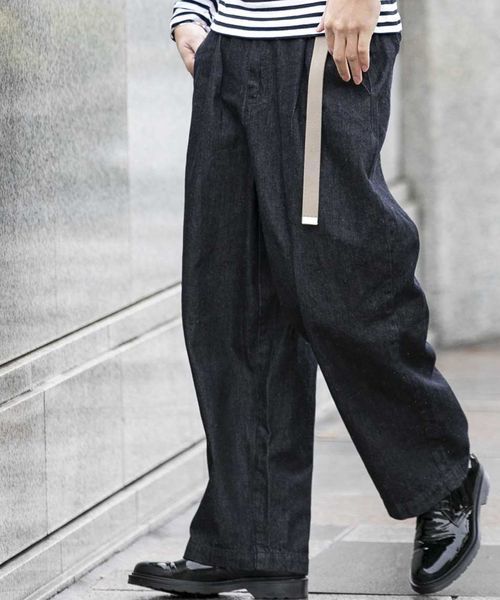 Beno ビーノ の 10ozデニムワイドパンツ デニムパンツ Wear