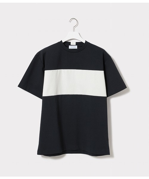 ADAM ET ROPE'（アダムエロペ）の「ポンチラインTシャツ（Tシャツ/カットソー・メンズ・ホワイト/キャメル/ネイビー・M/L）」の2枚目の写真