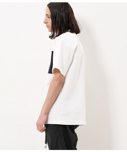 ADAM ET ROPE'（アダムエロペ）の「ポンチラインTシャツ（Tシャツ/カットソー・メンズ・ホワイト/キャメル/ネイビー・M/L）」の7枚目の写真