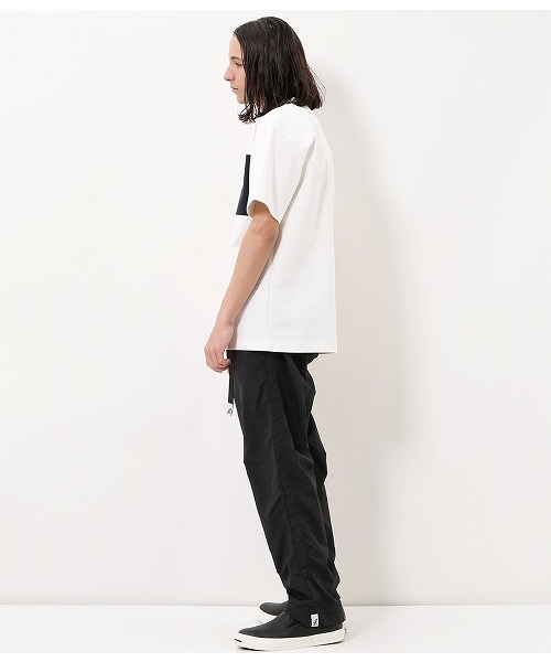 ADAM ET ROPE'（アダムエロペ）の「ポンチラインTシャツ（Tシャツ/カットソー・メンズ・ホワイト/キャメル/ネイビー・M/L）」の6枚目の写真