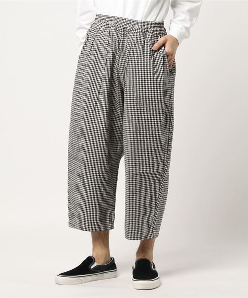 GOLD（ゴールド）の「GOLD/ゴールド： GIMGHAM CHECK BALLOON PANTS #（その他パンツ・メンズ・ホワイト・LARGE/MEDIUM）」の3枚目の写真