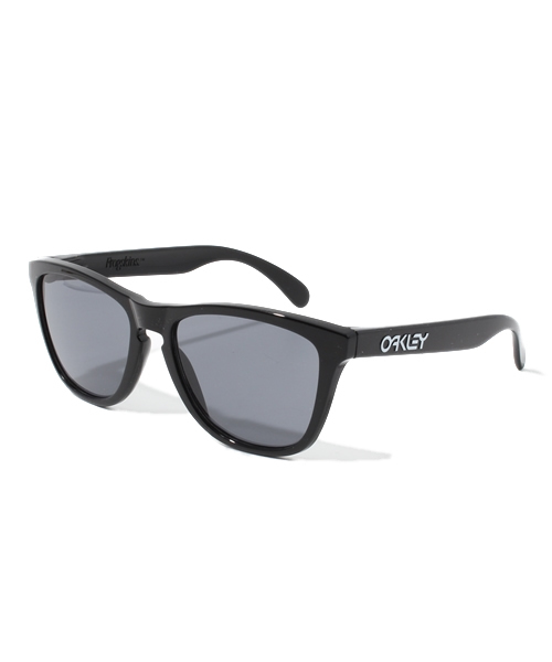 BEAMS BOY（ビームスボーイ）の「OAKLEY / “Frogskins” ポリッシュド（サングラス・レディース・ブラック/ダークブラウン・ONE SIZE）」の2枚目の写真