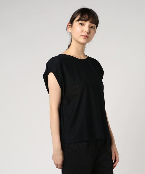 RIVE DROITE（リヴドロワ）の「ツイルスリーブタックカットソー（Tシャツ/カットソー・レディース・オフホワイト/カーキ/ネイビー・FREE）」の6枚目の写真