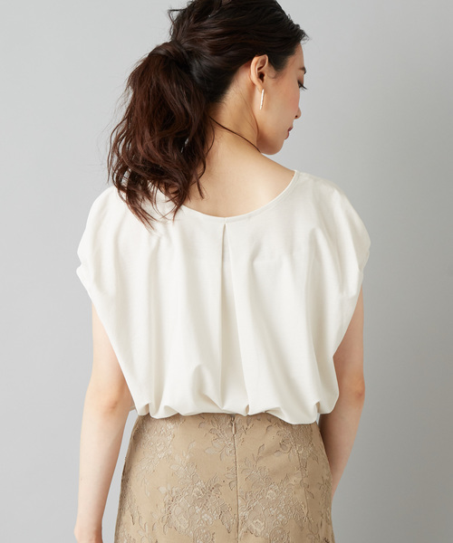 RIVE DROITE（リヴドロワ）の「ツイルスリーブタックカットソー（Tシャツ/カットソー・レディース・オフホワイト/カーキ/ネイビー・FREE）」の18枚目の写真