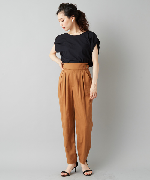 RIVE DROITE（リヴドロワ）の「ツイルスリーブタックカットソー（Tシャツ/カットソー・レディース・オフホワイト/カーキ/ネイビー・FREE）」の8枚目の写真