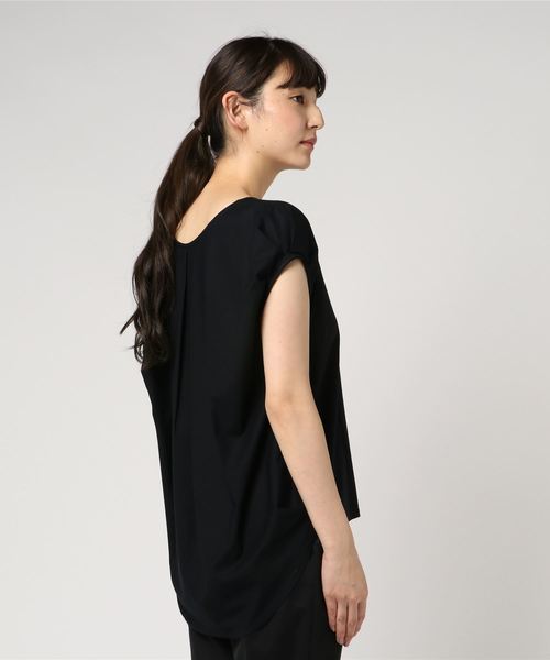 RIVE DROITE（リヴドロワ）の「ツイルスリーブタックカットソー（Tシャツ/カットソー・レディース・オフホワイト/カーキ/ネイビー・FREE）」の4枚目の写真