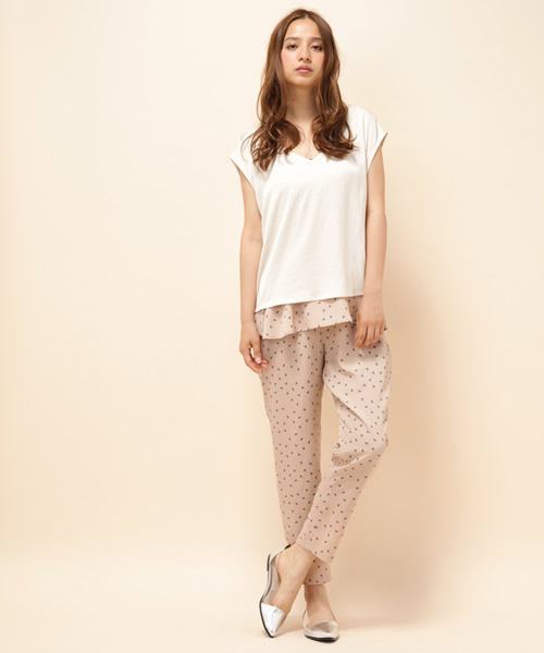 Another Edition（アナザーエディション）の「AE  PRTﾍﾟﾌﾟﾗﾑ ｺﾝﾋﾞﾈｿﾞﾝ（つなぎ/オールインワン・レディース・ブラック/ベージュ・ﾌﾘ-）」の19枚目の写真