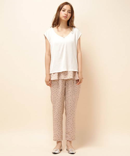 Another Edition（アナザーエディション）の「AE  PRTﾍﾟﾌﾟﾗﾑ ｺﾝﾋﾞﾈｿﾞﾝ（つなぎ/オールインワン・レディース・ブラック/ベージュ・ﾌﾘ-）」の14枚目の写真