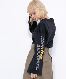 STUDIOUS | 【 ベッキー × STUDIOUS】スリーブカットTEE(Tシャツ/カットソー)