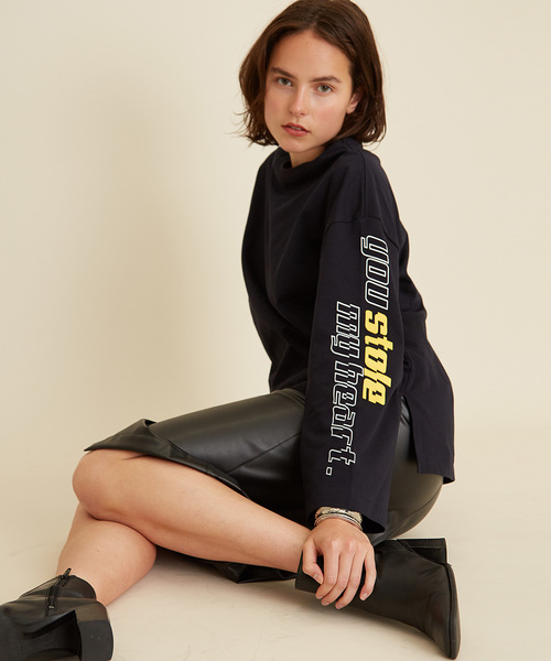 STUDIOUS（ステュディオス）の「【STUDIOUS】スリーブカットTEE（Tシャツ/カットソー・レディース・ネイビー/ホワイト・FREE）」の20枚目の写真