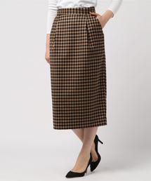 Munich | ストレッチウールチェックペンシルスカート(スカート)
