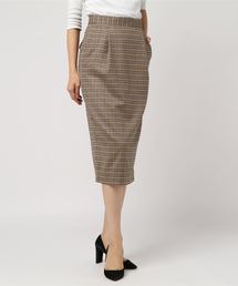 Munich | ストレッチウールチェックペンシルスカート(スカート)