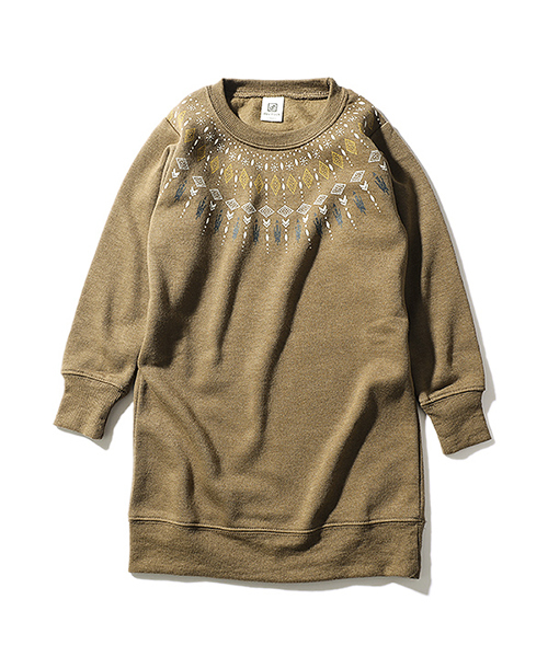 devirock（デビロック）の「全20柄 プリント裏起毛スウェットワンピース（ワンピース・キッズ・その他1/その他2/その他3/その他4/その他5/その他6/その他7/その他8/その他9/その他10/その他11/その他12/その他13/その他14/その他15/その他16/その他17/その他18・100cm/110cm/150cm/160cm/120cm/130cm/140cm）」の6枚目の写真