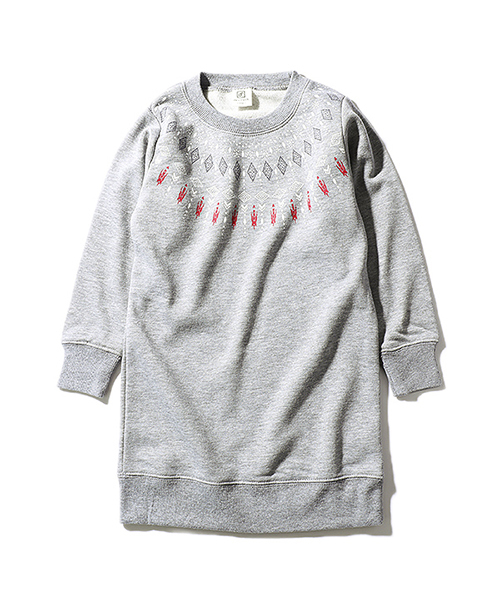 devirock（デビロック）の「全20柄 プリント裏起毛スウェットワンピース（ワンピース・キッズ・その他1/その他2/その他3/その他4/その他5/その他6/その他7/その他8/その他9/その他10/その他11/その他12/その他13/その他14/その他15/その他16/その他17/その他18・100cm/110cm/150cm/160cm/120cm/130cm/140cm）」の7枚目の写真