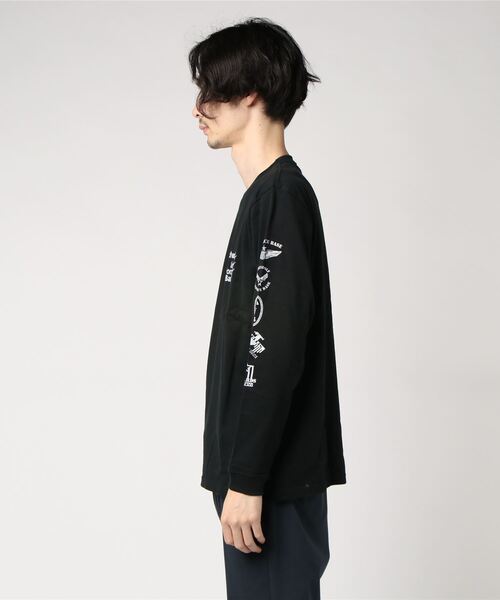 HOUSTON(ヒューストン)の「【HOUSTON】PRINT L/S TEE (USAF)(Tシャツ/カットソー・メンズ・ホワイト/ブラック/レッド・MEDIUM/LARGE/X-LARGE)」の5枚目の写真