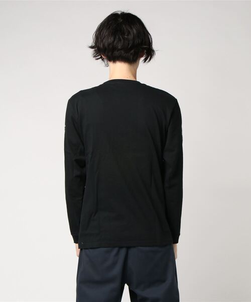 HOUSTON(ヒューストン)の「【HOUSTON】PRINT L/S TEE (USAF)(Tシャツ/カットソー・メンズ・ホワイト/ブラック/レッド・MEDIUM/LARGE/X-LARGE)」の4枚目の写真