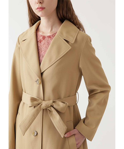 JILL STUART（ジルスチュアート）の「サニーコート（トレンチコート・レディース・ベージュ・SMALL/MEDIUM）」の13枚目の写真