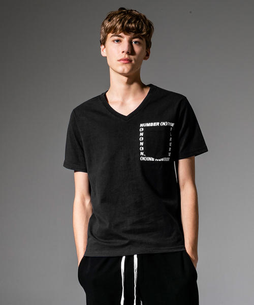 NUMBER (N)INE DENIM(ナンバーナインデニム)の「NUMBER (N)INE DENIM(ナンバーナインデニム)プリントポケット付半袖Tシャツ(Tシャツ/カットソー・メンズ・ホワイト/ブラック/ネイビー・SMALL/MEDIUM/LARGE/X-LARGE)」の3枚目の写真