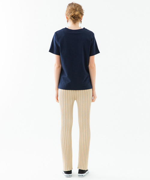 MUVEIL（ミュベール）の「【MUVEIL×CONVERSE】スターパッチ Tシャツ A2896UTS917（Tシャツ/カットソー・レディース・ホワイト/ネイビー・FREE）」の10枚目の写真