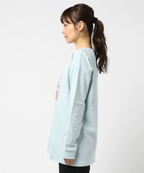 archives(アルシーヴ)の「プリントロングスリーブTシャツ(Tシャツ/カットソー・レディース・ホワイト/ブラック/オフホワイト/ミント・MEDIUM)」の6枚目の写真