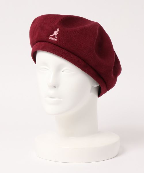 KANGOL（カンゴール）の「[KANGOL]Bamboo Jax Beret/[カンゴール]バンブー メッシュベレー（ハンチング/ベレー帽・レディース・グレー/ブラック/ワイン・L）」の3枚目の写真