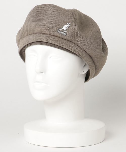 KANGOL（カンゴール）の「[KANGOL]Bamboo Jax Beret/[カンゴール]バンブー メッシュベレー（ハンチング/ベレー帽・レディース・グレー/ブラック/ワイン・L）」の7枚目の写真