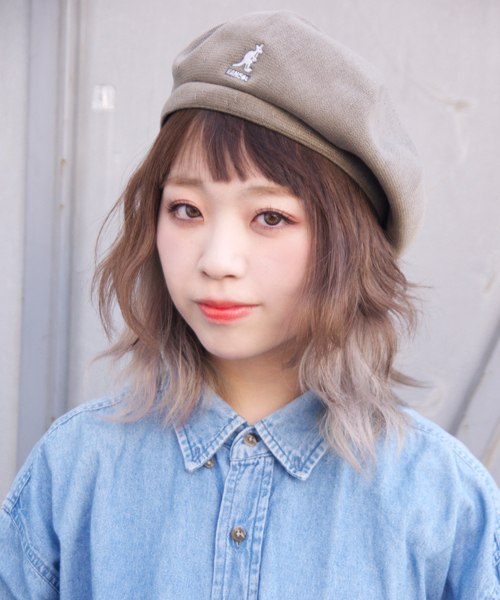 KANGOL（カンゴール）の「[KANGOL]Bamboo Jax Beret/[カンゴール]バンブー メッシュベレー（ハンチング/ベレー帽・レディース・グレー/ブラック/ワイン・L）」の4枚目の写真