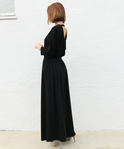 AMBIENT（アンビエント）の「ｱｾﾃｰﾄｶｼｭｸｰﾙﾄﾞﾚｰﾌﾟﾄｯﾌﾟｽ（Tシャツ/カットソー・レディース・ブラック/ブルー/ホワイト・FREE）」の6枚目の写真