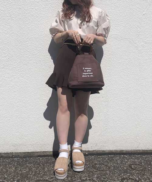 one after another NICE CLAUP（ワンアフターアナザーナイスクラップ）の「いろいろ釦ブラウス（シャツ/ブラウス・レディース・ブラック/オフホワイト/アイボリー/チェック/ライトベージュ・FREE）」の13枚目の写真