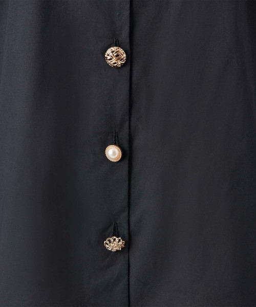 one after another NICE CLAUP（ワンアフターアナザーナイスクラップ）の「いろいろ釦ブラウス（シャツ/ブラウス・レディース・ブラック/オフホワイト/アイボリー/チェック/ライトベージュ・FREE）」の18枚目の写真