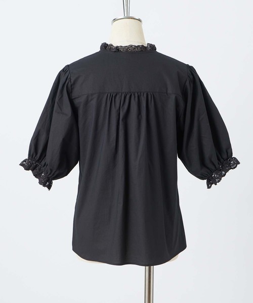 one after another NICE CLAUP（ワンアフターアナザーナイスクラップ）の「いろいろ釦ブラウス（シャツ/ブラウス・レディース・ブラック/オフホワイト/アイボリー/チェック/ライトベージュ・FREE）」の20枚目の写真