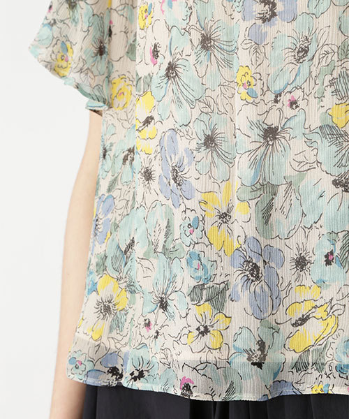 JILL STUART(ジルスチュアート)の「◆カーラシルクフラワーブラウス(シャツ/ブラウス・レディース・ピンク/ブルー・SMALL/MEDIUM)」の11枚目の写真