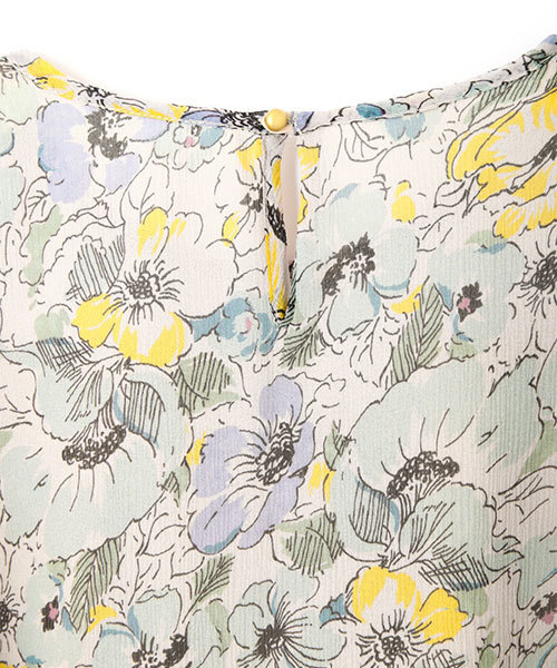 JILL STUART(ジルスチュアート)の「◆カーラシルクフラワーブラウス(シャツ/ブラウス・レディース・ピンク/ブルー・SMALL/MEDIUM)」の8枚目の写真