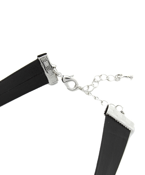 WEGO（ウィゴー）の「WEGO/陰陽チョーカー（ネックレス・レディース・ブラック・FREE）」の5枚目の写真