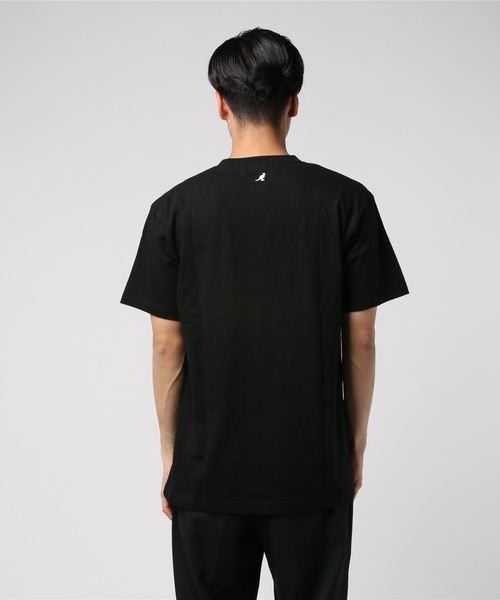 KANGOL（カンゴール）の「【Bl】【KANGOL】別注ロゴ刺繍T（Tシャツ/カットソー・メンズ・ホワイト/ブラック/オリーブ・MEDIUM/LARGE/X-LARGE/XXX-LARGE）」の18枚目の写真