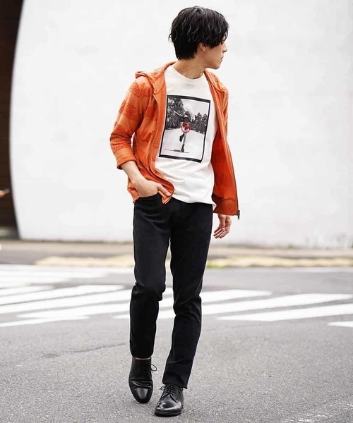 MK MICHEL KLEIN HOMME (エムケーミッシェルクランオム)の「パーカー/ ボタニカルパイルボーダー(パーカー・メンズ・ホワイト/ネイビー/オレンジ・46/48/51/40)」の10枚目の写真